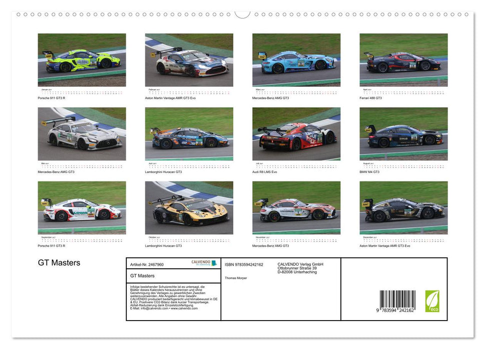 GT Masters (CALVENDO Premium Wandkalender 2027)