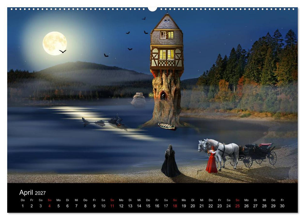 Mystische und romantische Märchenwelt Mausopardia (CALVENDO Premium Wandkalender 2027)