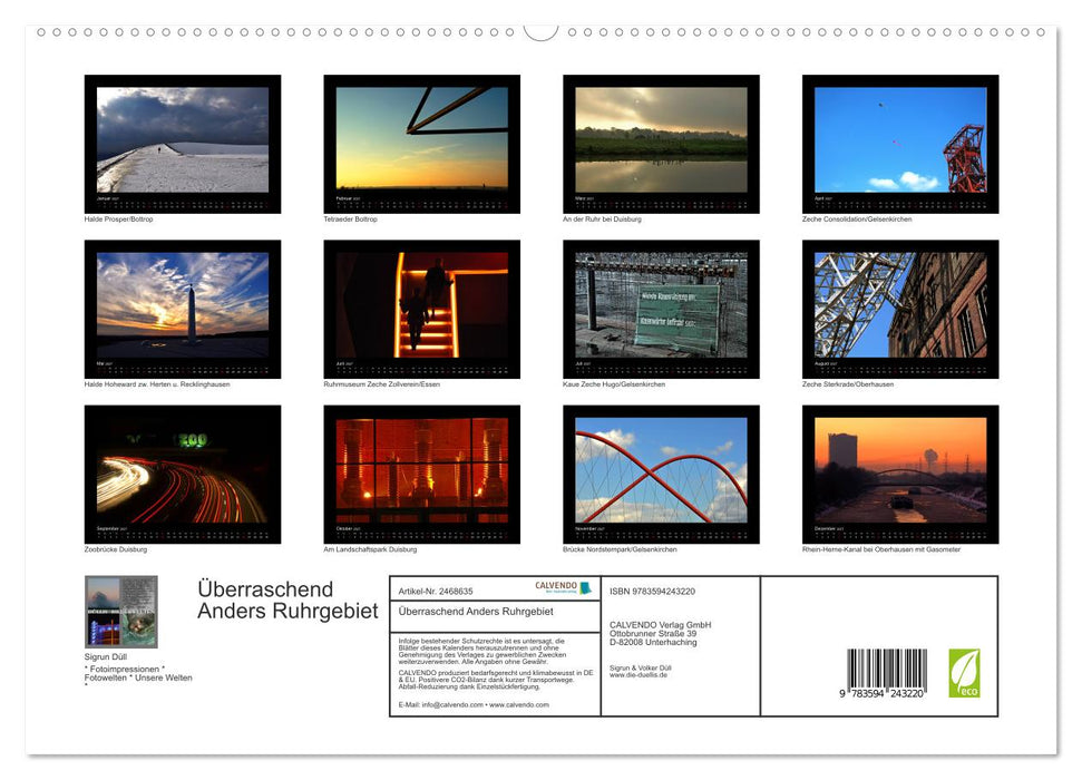 Überraschend Anders Ruhrgebiet (CALVENDO Premium Wandkalender 2027)