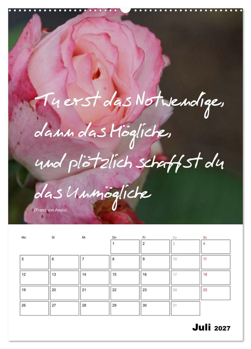 Sprüche und Weisheiten für´ s Jahr (CALVENDO Premium Wandkalender 2027)