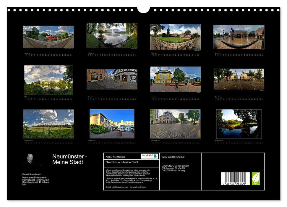 Neumünster - Meine Stadt (CALVENDO Wandkalender 2027)