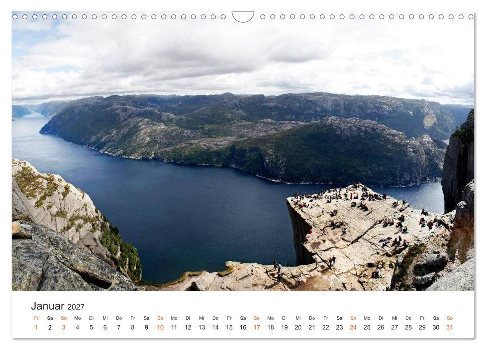 Norwegische Impressionen (CALVENDO Wandkalender 2027)