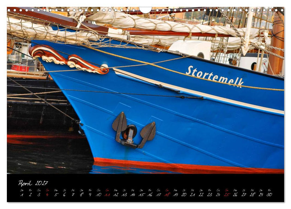 Boote und Schiffe auf Elbe und Ostsee (CALVENDO Wandkalender 2027)