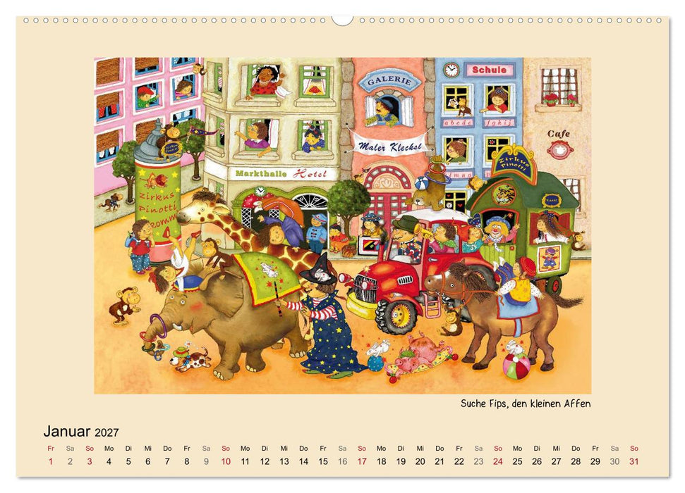 Wimmelbilder (CALVENDO Wandkalender 2027)