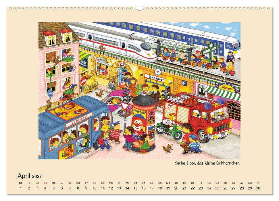 Wimmelbilder (CALVENDO Wandkalender 2027)