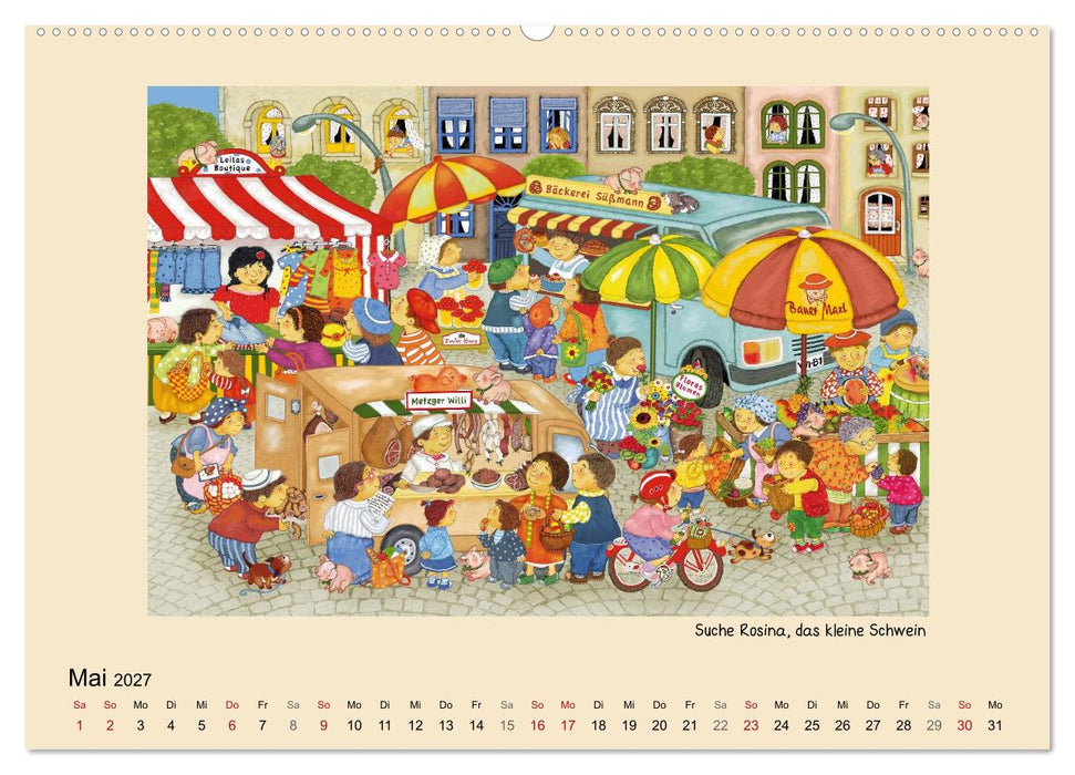 Wimmelbilder (CALVENDO Wandkalender 2027)