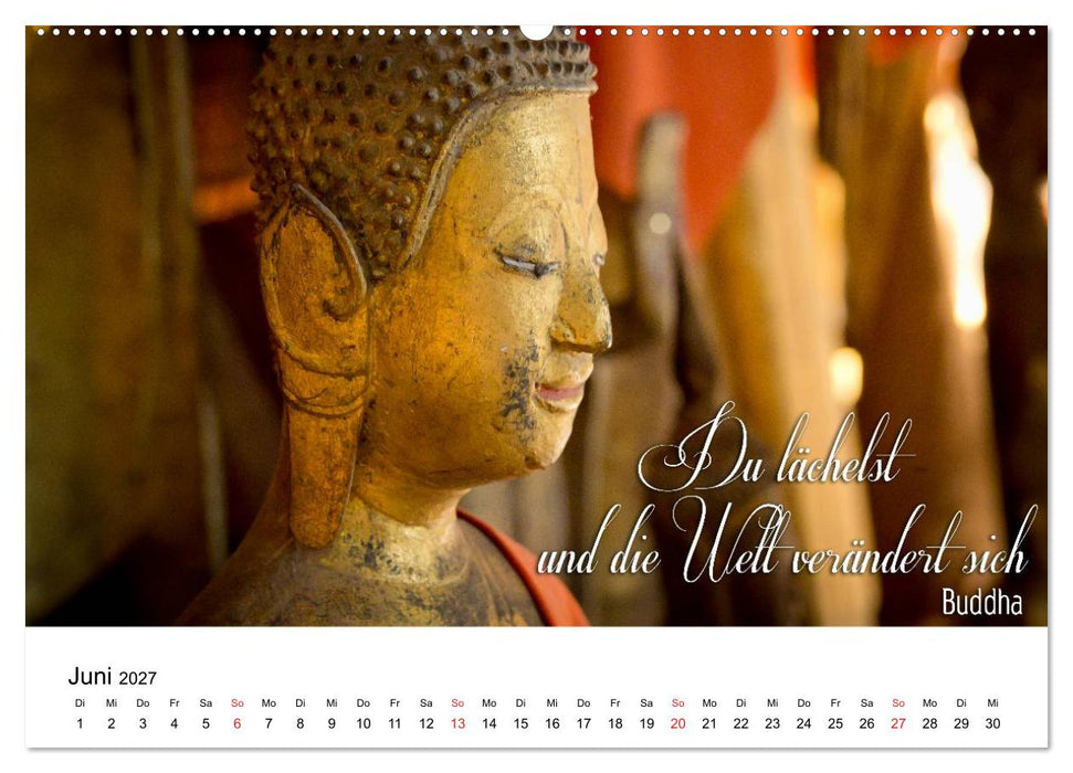 Buddhistische Weisheiten (CALVENDO Wandkalender 2027)