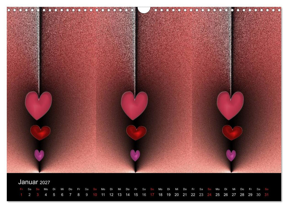 Herzenssachen (CALVENDO Wandkalender 2027)