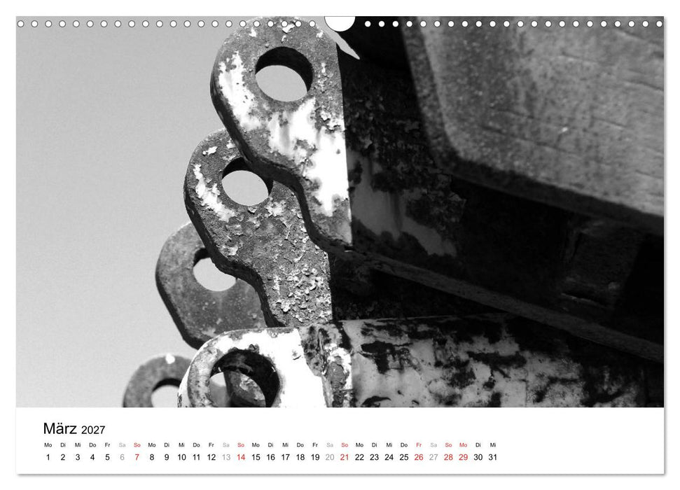 Helden der Arbeit - Alte Arbeitsmittel des Ruhrgebiets (CALVENDO Wandkalender 2027)