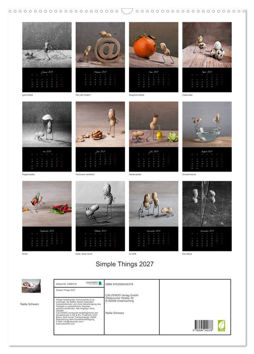 Simple Things 2027 (CALVENDO Wandkalender 2027)