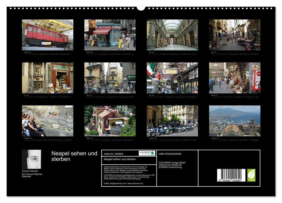 Neapel sehen und sterben (CALVENDO Premium Wandkalender 2027)