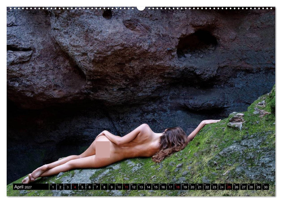 Aktfotografie auf Stein und Felsen (CALVENDO Wandkalender 2027)