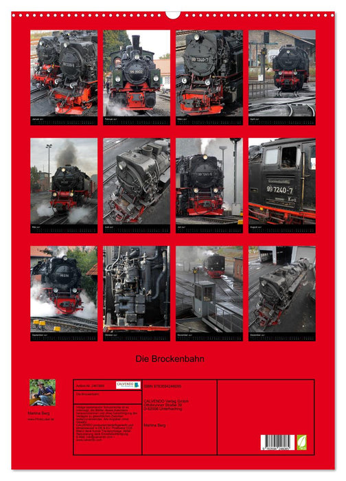 Die Brockenbahn (CALVENDO Wandkalender 2027)