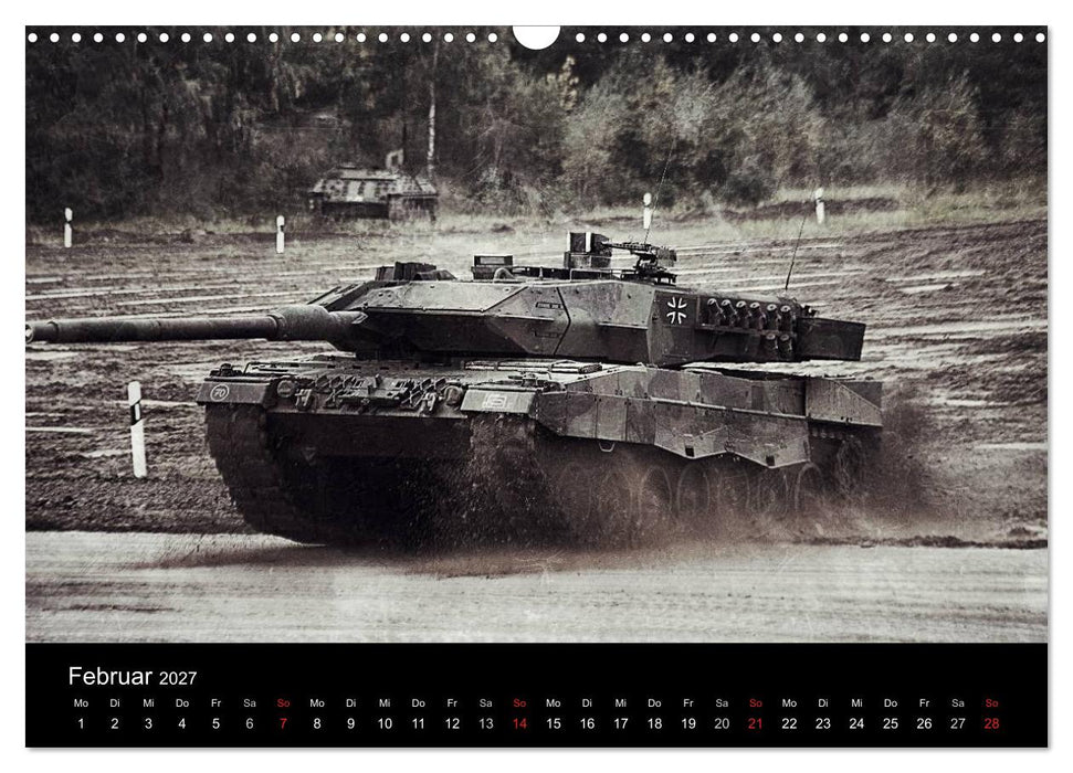 Panzerstahl auf der Heide – Das Heer legt wieder los (CALVENDO Wandkalender 2027)