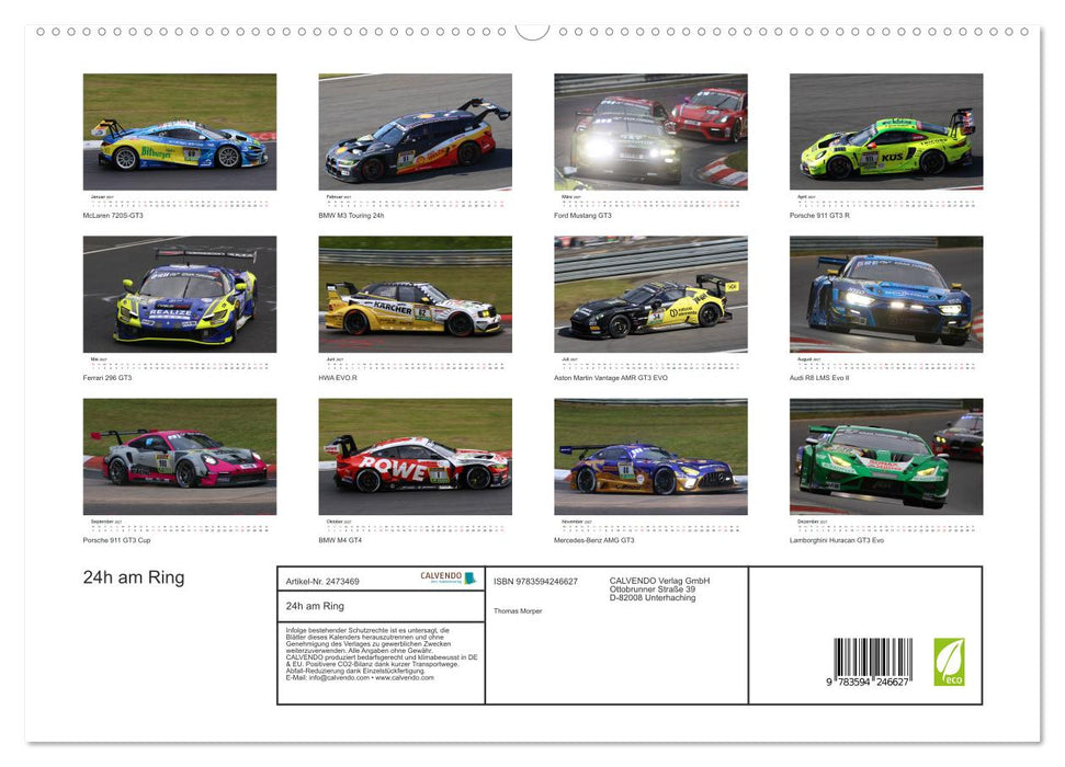 24h am Ring (CALVENDO Premium Wandkalender 2027)