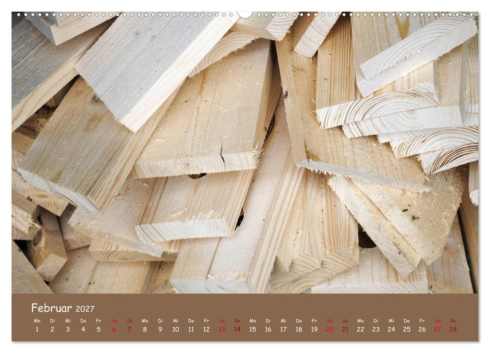Holz (CALVENDO Wandkalender 2027)