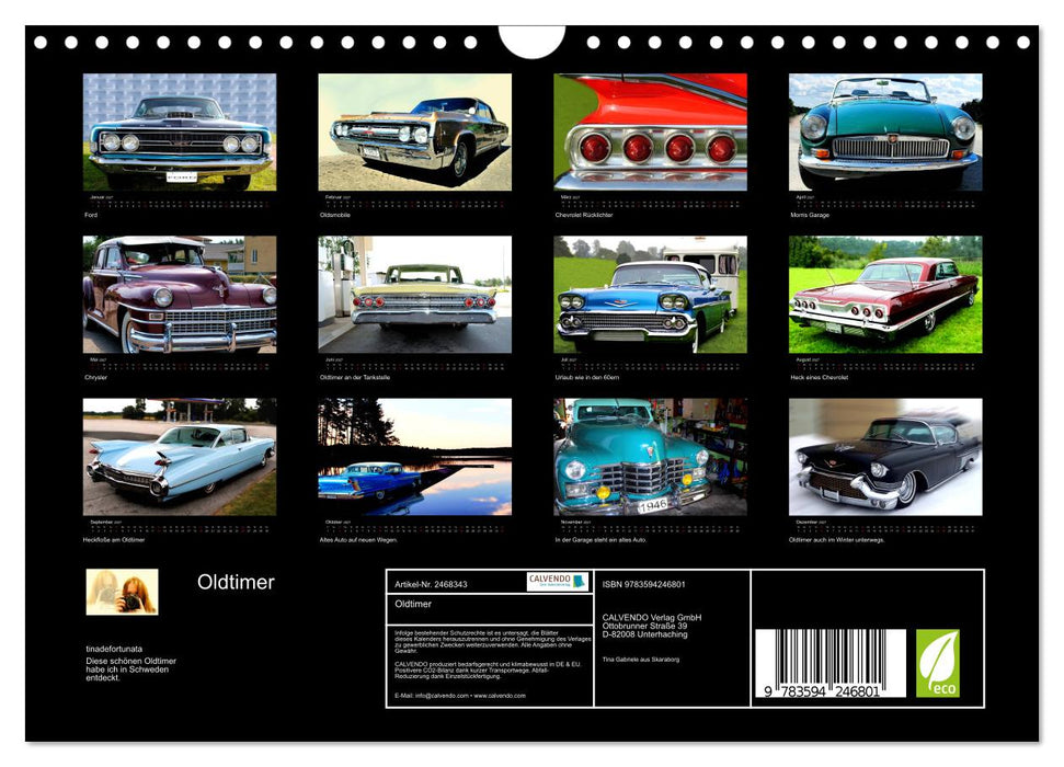 Oldtimer (CALVENDO Wandkalender 2027)