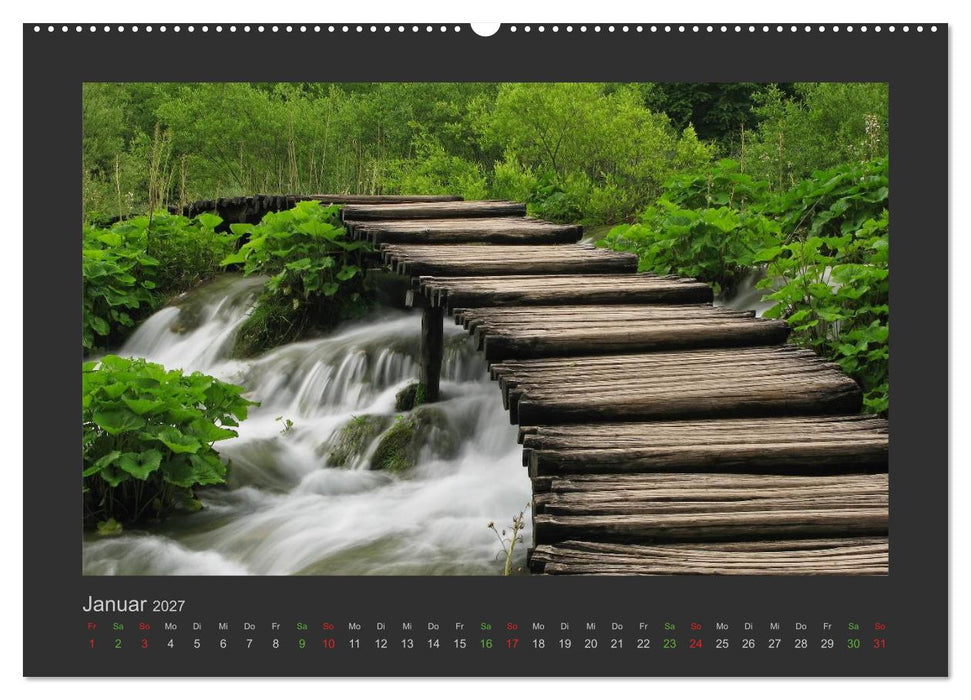 FALLENDE WASSER (CALVENDO Wandkalender 2027)