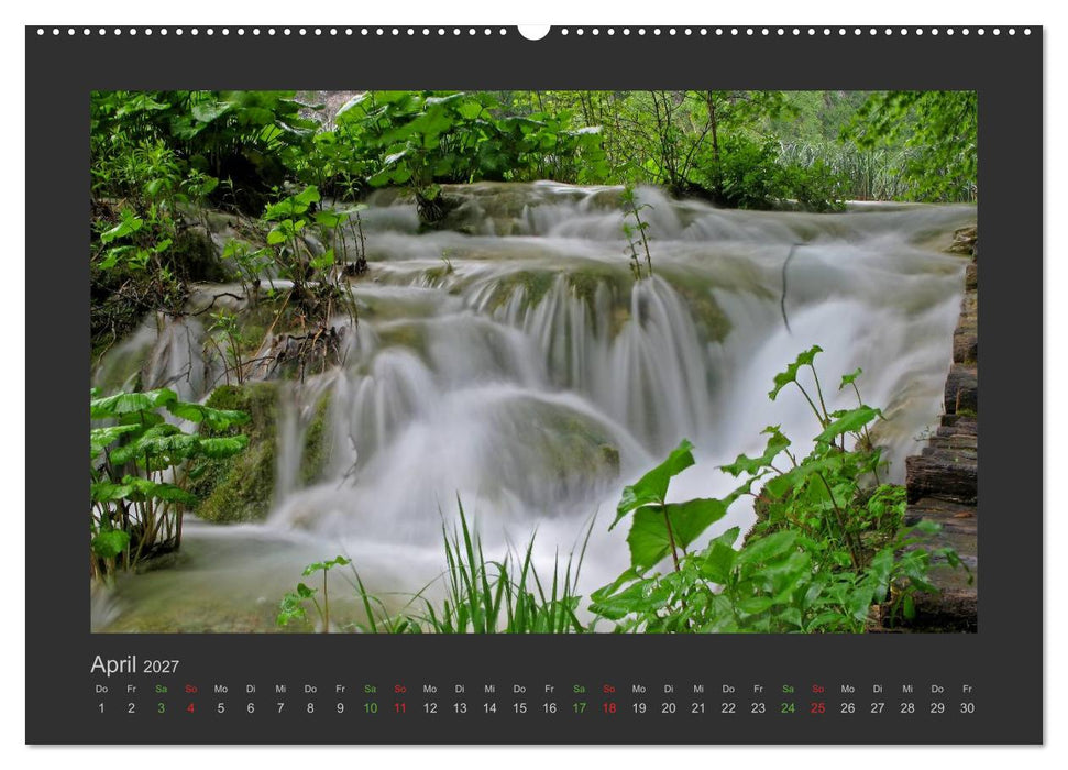FALLENDE WASSER (CALVENDO Wandkalender 2027)