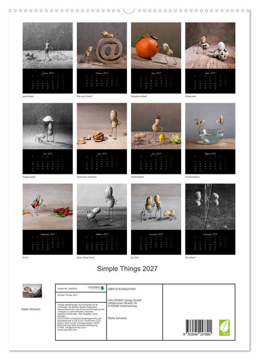 Simple Things 2027 (CALVENDO Premium Wandkalender 2027)