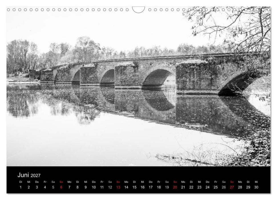Architektur in Schwarz-Weiß (CALVENDO Wandkalender 2027)
