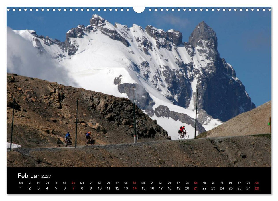 Alpenpässe auf dem Rennrad Vol. 1 (CALVENDO Wandkalender 2027)
