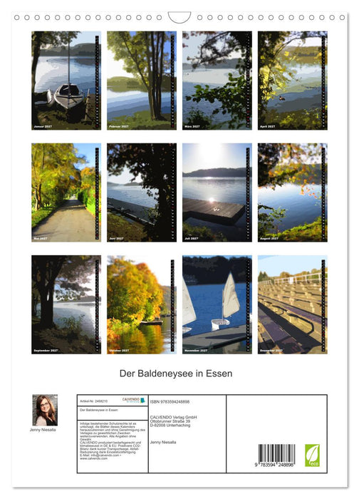 Der Baldeneysee in Essen (CALVENDO Wandkalender 2027)