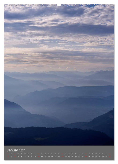 Bergwelt im Licht (CALVENDO Premium Wandkalender 2027)