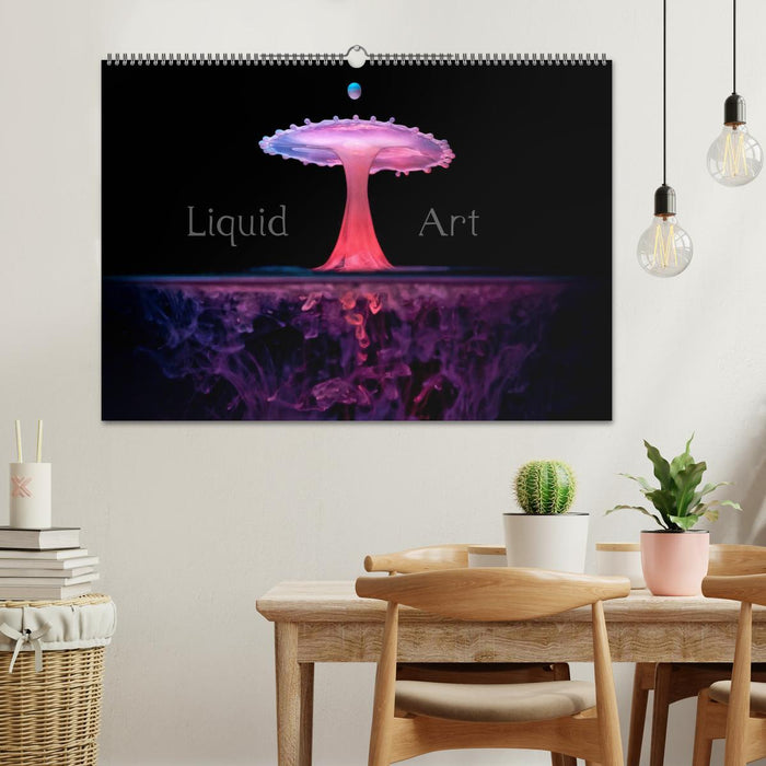 Liquid Art - Magische Momente mit Wassertropfen (CALVENDO Wandkalender 2027)