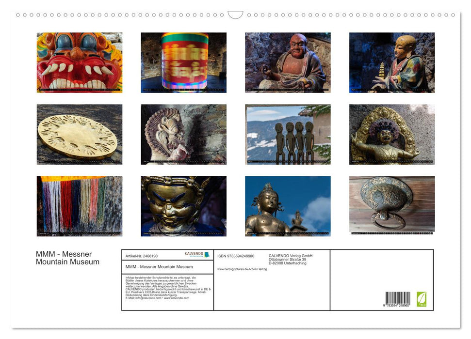 MMM - Messner Mountain Museum (CALVENDO Wandkalender 2027)