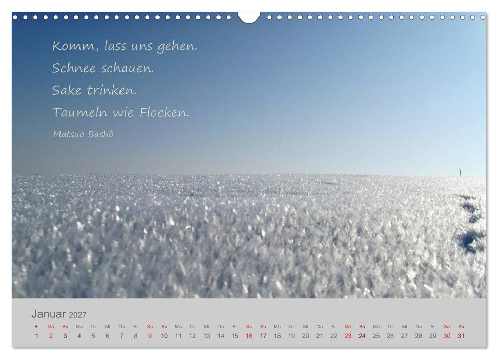 Jahres-Zeiten (CALVENDO Wandkalender 2027)