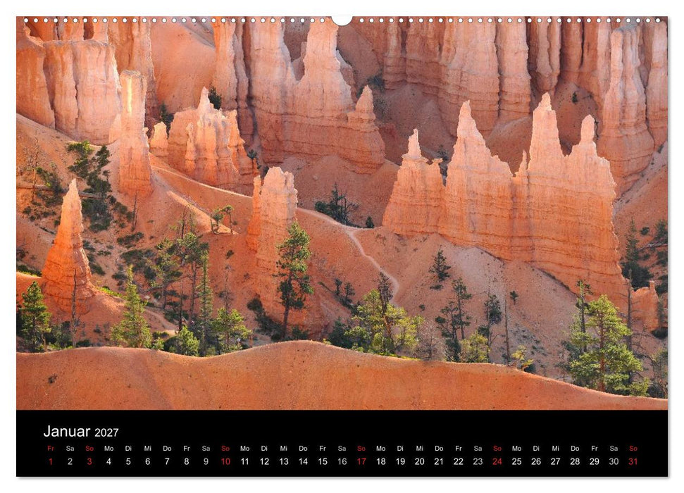 USA - Monumente der Schöpfung (CALVENDO Wandkalender 2027)