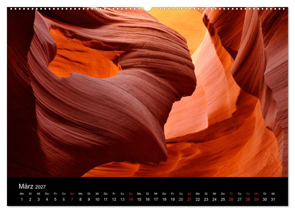 USA - Monumente der Schöpfung (CALVENDO Wandkalender 2027)