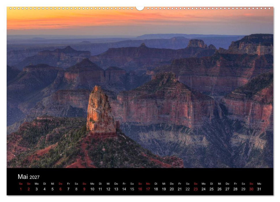 USA - Monumente der Schöpfung (CALVENDO Wandkalender 2027)