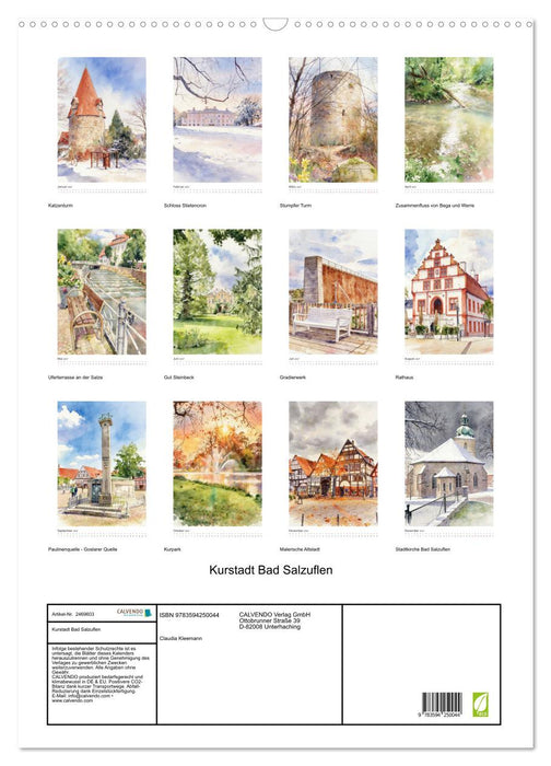 Kurstadt Bad Salzuflen (CALVENDO Wandkalender 2027)