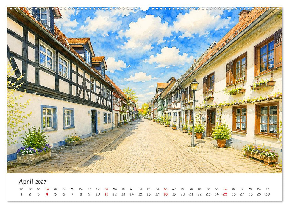 Idstein im Algorithmus der Kunst (CALVENDO Premium Wandkalender 2027)