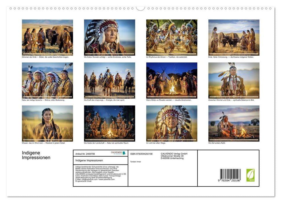 Indigene Impressionen (CALVENDO Premium Wandkalender 2027)