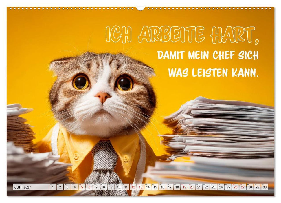 Chaos auf Samtpfoten (CALVENDO Wandkalender 2027)