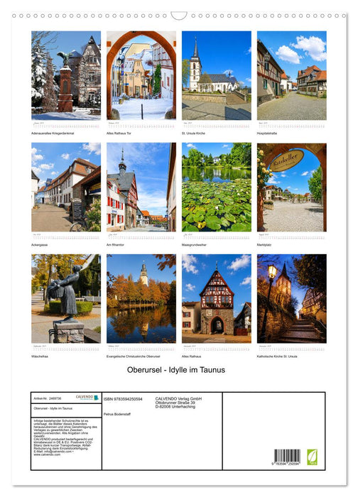 Oberursel - Idylle im Taunus (CALVENDO Wandkalender 2027)
