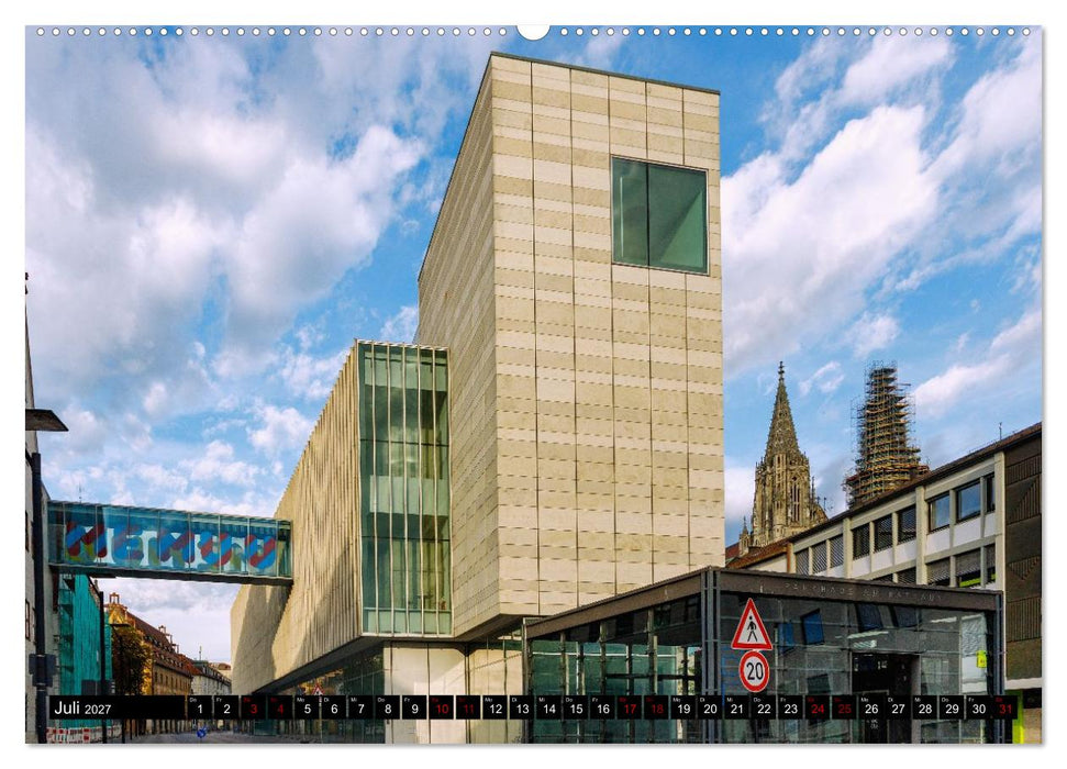 Donaustadt Ulm. Panoramaansichten und Stadtmomente (CALVENDO Premium Wandkalender 2027)