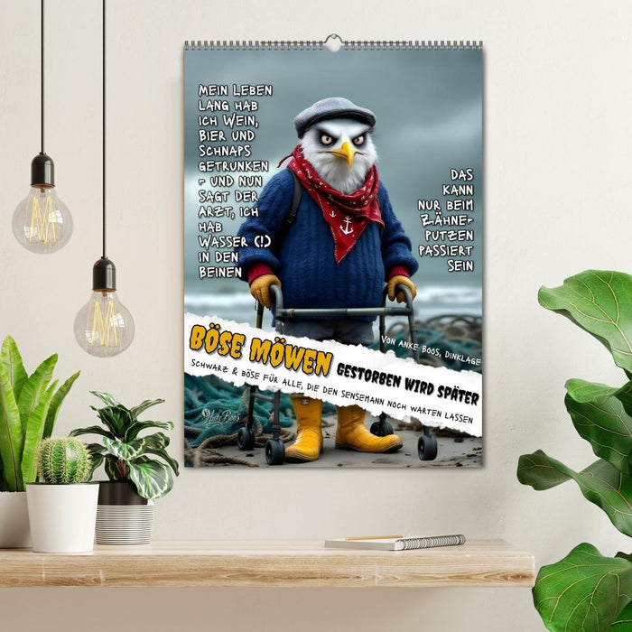 Böse Möwen - gestorben wird später (CALVENDO Wandkalender 2027)