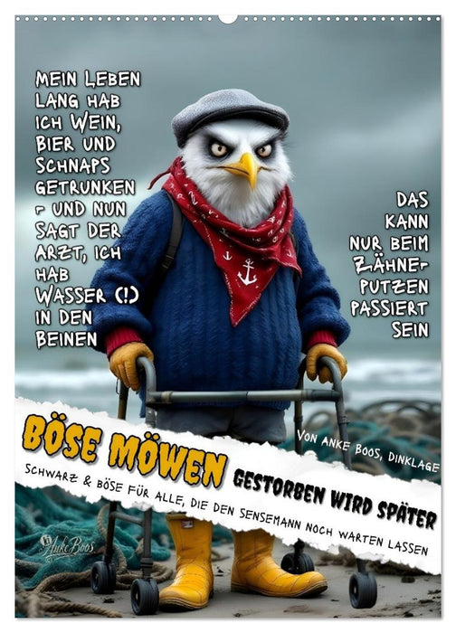 Böse Möwen - gestorben wird später (CALVENDO Wandkalender 2027)