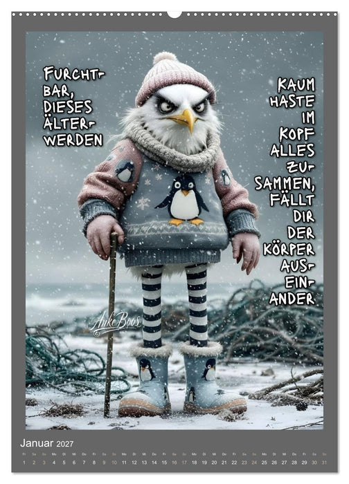 Böse Möwen - gestorben wird später (CALVENDO Wandkalender 2027)