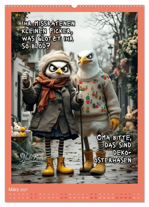 Böse Möwen - gestorben wird später (CALVENDO Wandkalender 2027)