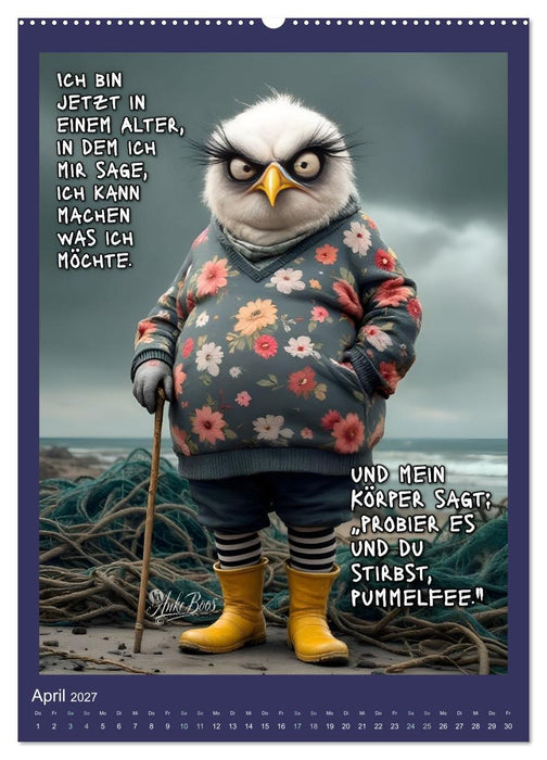 Böse Möwen - gestorben wird später (CALVENDO Wandkalender 2027)