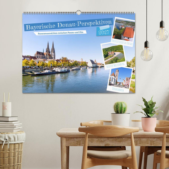 Bayerische Donau-Perspektiven (CALVENDO Wandkalender 2027)