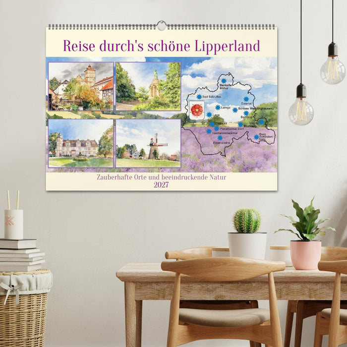 Reise durch's schöne Lipperland (CALVENDO Wandkalender 2027)