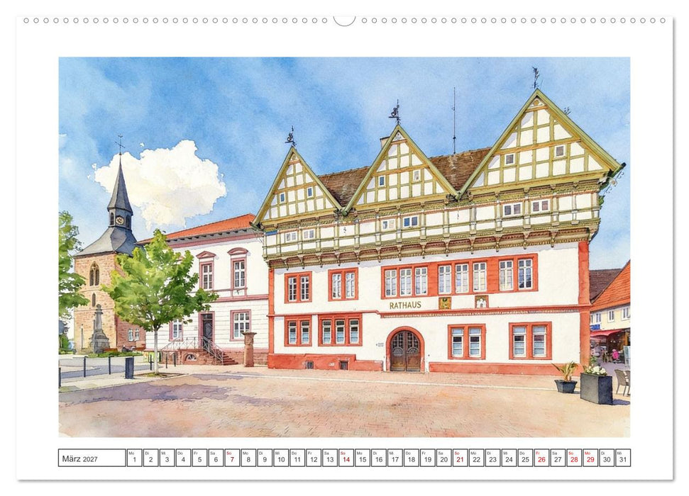 Reise durch's schöne Lipperland (CALVENDO Wandkalender 2027)