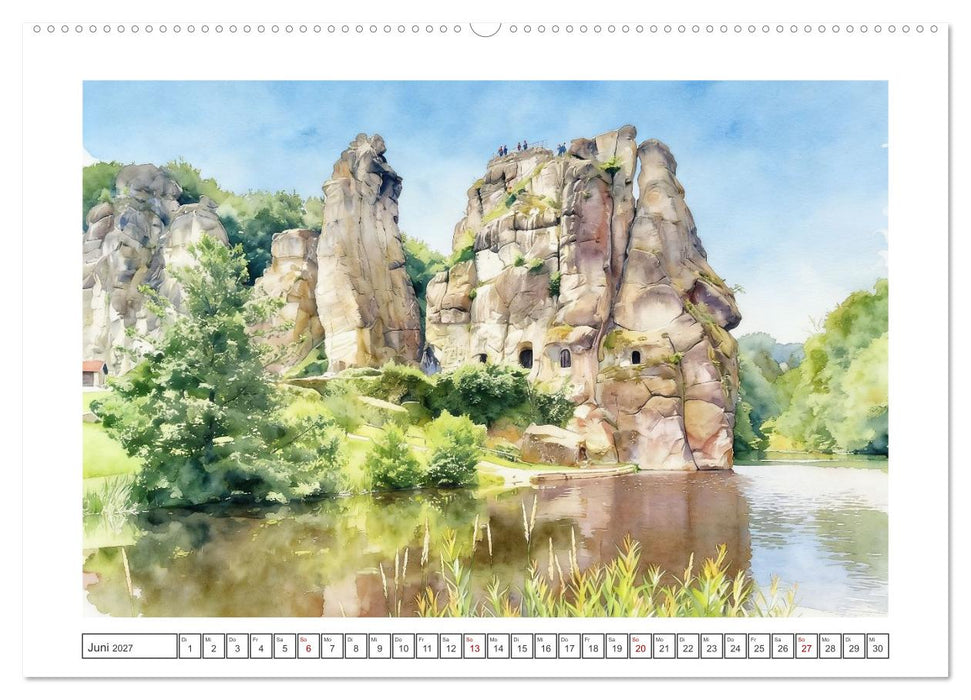 Reise durch's schöne Lipperland (CALVENDO Wandkalender 2027)