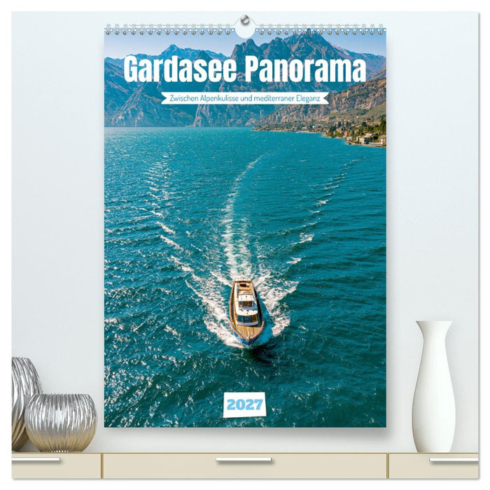 Gardasee Panorama (CALVENDO Premium Wandkalender 2027)